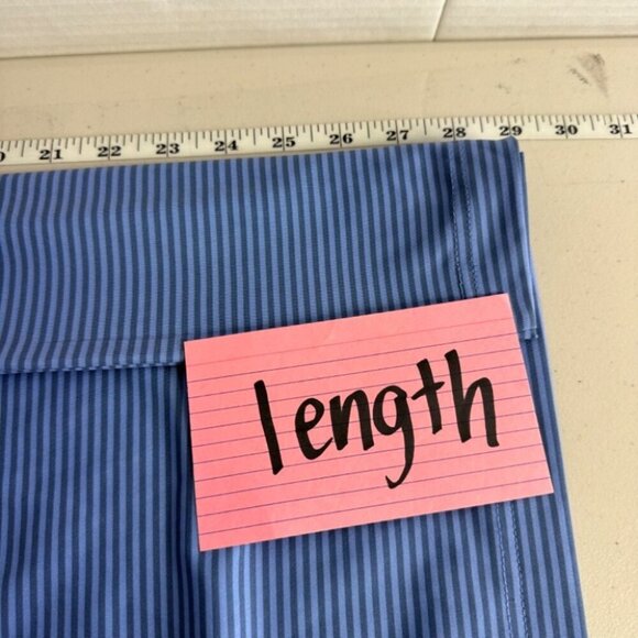 Rorie Whelan Golf Striped Performance Stretchy Polo Shirt - Size L - Picture 10 of 11